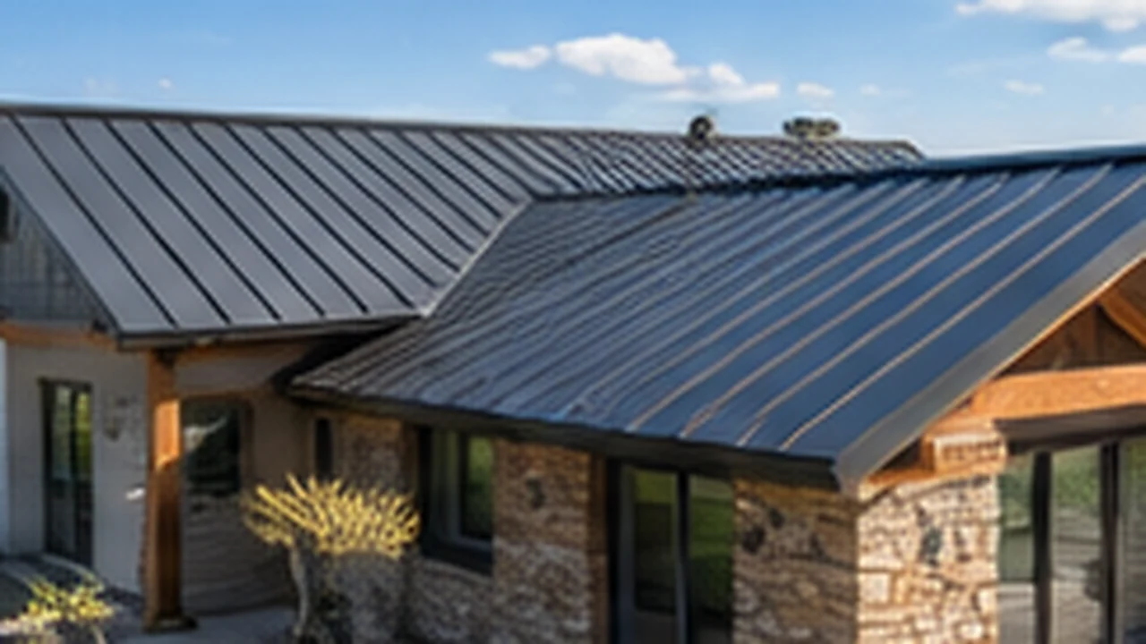 Representative metal roofing system